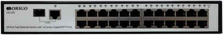 Коммутатор ORIGO OS1225, кол-во портов: 24x100 Мбит/с, кол-во SFP/uplink: combo RJ-45/SFP 1x1 Гбит/с, установка в стойку (OS1225/A1A)