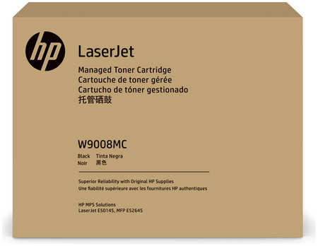 Картридж лазерный HP 89MC/W9008MC, черный, 23000 страниц, оригинальный для HP LJ M507/MFP M528, техническая упаковка 9708864506