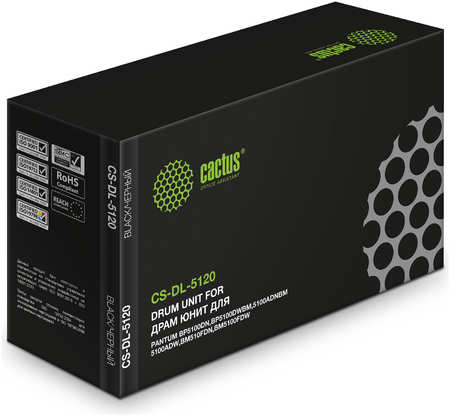 Драм-картридж (фотобарабан) лазерный Cactus (DL-5120), черный, 30000 страниц, совместимый для Pantum BP5100DW,BM5100ADW (CS-DL-5120) 9708875468