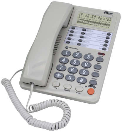 Проводной телефон Ritmix RT-495, белый (RT-495W) 9708875906