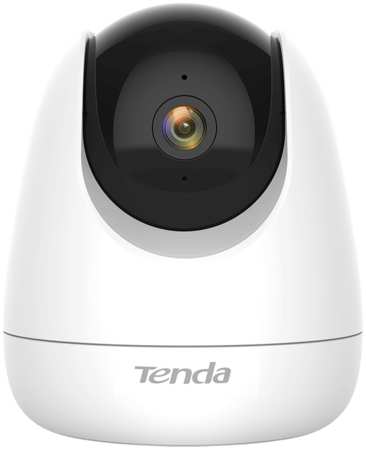 IP-камера TENDA CP6 4мм, настольная, поворотная, 3Мпикс, CMOS, до 2304x1296, до 15кадров/с, ИК подсветка 12м, WiFi, -10 °C/+50 °C, белый 9708887251