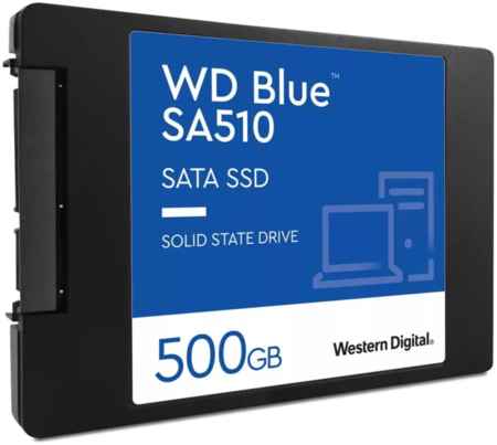 Твердотельный накопитель (SSD) Western Digital 500Gb SA510, 2.5″, SATA3 (WDS500G3B0A)
