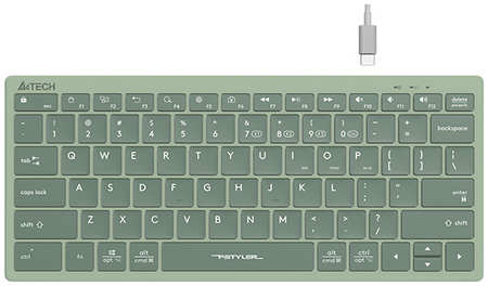 Клавиатура беспроводная A4Tech Fstyler FBX51C, ножничная, Bluetooth / USB, (FBX51C MATCHA )