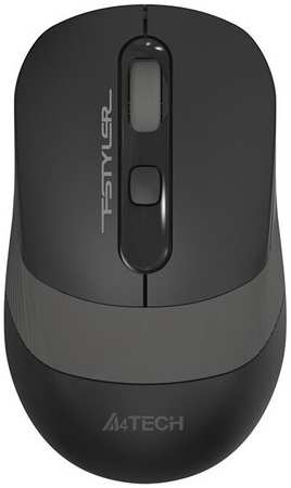 Мышь беспроводная A4Tech FG10S, 2000dpi, оптическая светодиодная, USB, черный/серый 970902709
