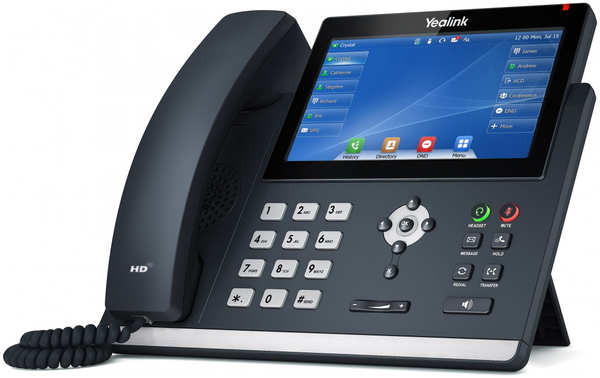 VoIP-телефон Yealink SIP-T48U, 16 SIP-аккаунтов, цветной дисплей, PoE