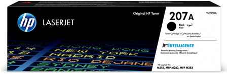 Картридж лазерный HP 207A/W2210A, черный, 1350 страниц, оригинальный для HP Color LaserJet Pro M255/MFP M282/M283 970927325