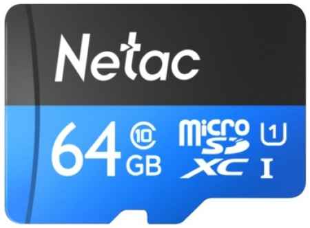 Карта памяти 64Gb microSDXC Netac P500 Standard Class 10 UHS-I U1 NT02P500STN-064G-S
