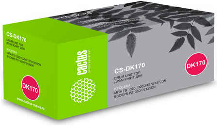 Драм-картридж (фотобарабан) лазерный Cactus CS-DK170 (DK-170/302LZ93060/302LZ93061), 100000 страниц, совместимый для Kyocera Ecosys M2035/ M2035dn/M2535