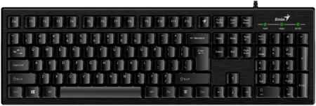 Клавиатура проводная Genius Smart KB-101, мембранная, USB, черный 970941051