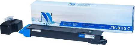 Картридж лазерный NV Print NV-TK8115C (TK-8115C/1T02P3CNL0), голубой, 6000 страниц, совместимый для Kyocera ECOSYS M8124cidn/M8130cidn/M8124/M8130 без чипа 970942071