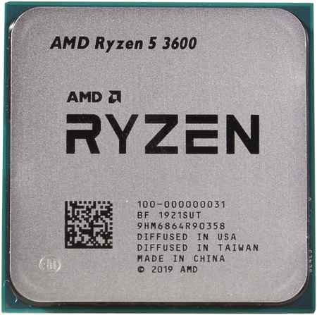 Процессор AMD Ryzen 5-3600 Matisse, 6C/12T, 3600MHz 32Mb TDP-65 Вт SocketAM4 tray (OEM) (100-000000031/100-100000031) 970946027