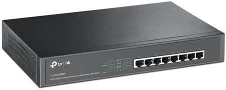 Коммутатор TP-LINK TL-SG1008MP, кол-во портов: 8x1 Гбит/с, установка в стойку, PoE: 8шт.x30W (макс. 126W)