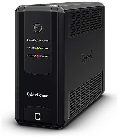 ИБП CyberPower UT1100EG, 1050 В·А, 630 Вт, EURO, розеток - 4, USB, черный