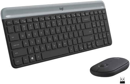 Клавиатура + мышь Logitech Combo MK470, беспроводная, USB, (920-009204/920-009206)