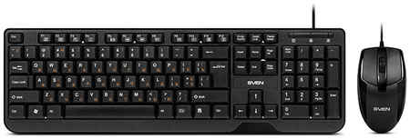 Клавиатура + мышь Sven KB-S330C, USB, черный (SV-017309) 970986665