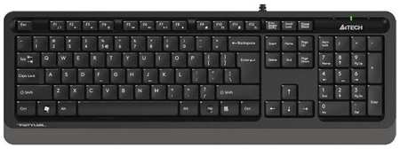 Клавиатура проводная A4Tech Fstyler FK10, мембранная, USB, черный/серый 970986854