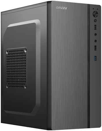 Корпус Ginzzu B200, mATX, Mini-Tower, USB 3.0, черный, без БП 970988843
