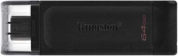 Флешка 64Gb USB 3.2/Type-C Kingston Data Traveler DT70, (DT70/64GB)