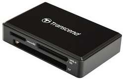 Картридер внешний Transcend TS-RDF9K2, SD / microSD / CF / MSXC, USB 3.1, черный