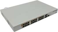 Коммутатор MikroTik Cloud Router Switch 328-24P-4S+RM, управляемый, кол-во портов: 24x1 Гбит/с, SFP+ 4x10 Гбит/с, установка в стойку, PoE: 24x30Вт (макс. 450Вт) (CRS328-24P-4S+RM)