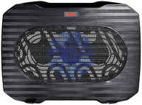 Охлаждающая подставка для ноутбука 15.6″ Buro BU-LCP156-B114, вентилятор: 140, 1xUSB, металл, пластик, черный (363703)