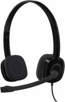 Проводная гарнитура Logitech Stereo Headset H151, Jack 3.5mm, черный (000589 / 981-000590) (000589/981-000590)