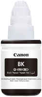 Чернила Canon GI-490 BK, 135 мл, черный, оригинальные для Canon PIXMA G1400  /  G2400  /  G3400 (0663C001)