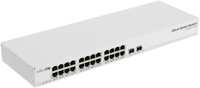 Коммутатор MikroTik Cloud Smart Switch 326-24G-2S+RM, управляемый, кол-во портов: 24x1 Гбит/с, SFP+ 2x10 Гбит/с, установка в стойку (CSS326-24G-2S+RM)
