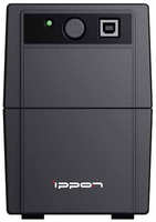 ИБП Ippon Back Basic 1050S Euro, 1050 В·А, 600 Вт, EURO, розеток - 3, USB, черный (1373878)
