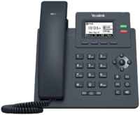 VoIP-телефон Yealink SIP-T31G, 2 линии, 2 SIP-аккаунта, монохромный дисплей, PoE, (SIP-T31G-Black Keyboard)