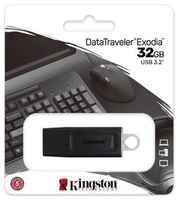 Флешка 32Gb USB 3.2 Kingston DataTraveler DTX / 32GB, черный (DTX / 32GB) (DTX/32GB)