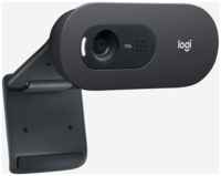 Вебкамера Logitech C505e, 1.3 MP, 1280x720, встроенный микрофон, USB 2.0, (960-001372)