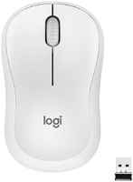 Мышь беспроводная Logitech Silent M220, 1000dpi, оптическая светодиодная, USB, белый (910-006128)