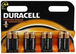 Батарея Duracell Basic LR6-8BL, AA, 1.5V 8шт