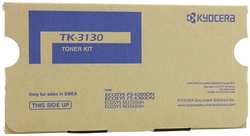 Картридж лазерный Kyocera TK-3130 / 1T02LV0NL0, черный, 25000 страниц, оригинальный для Kyocera FS-4200DN, FS-4300DN, ECOSYS M3550idn, ECOSYS M3560idn