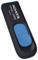 Флешка 32Gb USB 3.0 ADATA DashDrive UV128, черный / синий (AUV128-32G-RBE)