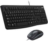 Клавиатура + мышь Logitech Desktop MK120, USB, черный (920-002561 / 920-002562) (920-002561/920-002562)