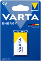 Батарейка Varta Energy, крона (6LR61/6LF22/1604A/1604S/6F22), 9V, 1 шт. (4122229411)