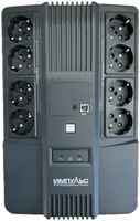 ИБП Импульс МАСТЕР 800, 800 VA, 480 Вт, EURO, розеток - 8, USB, черный (MT80103)