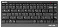 Клавиатура беспроводная A4Tech Fstyler FBK11, мембранная, USB, черный / серый (FBK11 GREY)