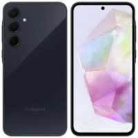 Смартфон Samsung Galaxy A35 5G, 6.6″ 2340x1080 Super AMOLED, Samsung Exynos 1380, 8Gb RAM, 128Gb, 3G / 4G / 5G, NFC, Wi-Fi, BT, 3xCam, 2-Sim, 5000 мА?ч, USB Type-C, Android 14, синий (SM-A356EZKDSKZ)