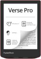 Электронная книга PocketBook 634 Verse Pro Passion Red, 6″ 1072x1448 E-Ink Carta Touch, 16Gb, Wi-Fi, 1.5 А·ч, красный (PB634-3-WW)