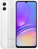 Смартфон Samsung Galaxy A05, 6.7″ 720x1600 PLS, MediaTek Helio G85, 4Gb RAM, 128Gb, 3G / 4G, NFC, Wi-Fi, BT, 2xCam, 2-Nano-SIM, 5000 мА?ч, USB Type-C, Android 13, серебристый (SM-A055FZSGMEA)