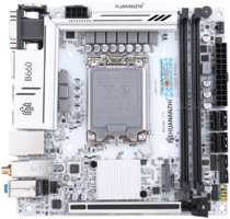 Материнская плата HUANANZHI B660M-ITX, Socket1700, Intel B660, 2xDDR4, PCI-Ex16, 4SATA3, 5.1-ch, 2.5GLAN, 6 USB 3.2, VGA, HDMI, DP, mini-ITX, Retail