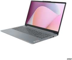 Ноутбук Lenovo IdeaPad Slim 3 15AMN8 15.6″ IPS 1920x1080, AMD Ryzen 5 7520U 2.8 ГГц, 16Gb RAM, 512Gb SSD, без OC, (82XQ00BBRK)