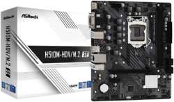 Материнская плата ASRock H510M-HDV / M.2 SE, Socket1200, Intel H470, 2xDDR4, PCI-Ex16, 4SATA3, 7.1-ch, GLAN, 6 USB 3.2, VGA, DVI, HDMI, mATX, Retail