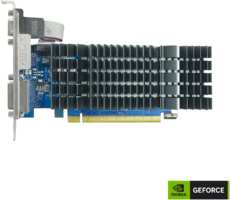 Видеокарта ASUS NVIDIA GeForce GT 710 Silent, 2Gb GDDR5, 64 бит, PCI-E, VGA, DVI, HDMI, Retail (GT710-SL-2GD5-BRK-EVO)