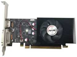 Видеокарта AFOX NVIDIA GeForce GT 1030, 2Gb DDR5, 64 бит, PCI-E, DVI, HDMI, Retail (AF1030-2048D5L7)