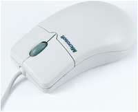 Мышь проводная Microsoft IntelliMouse, оптомеханическая, PS / 2, белый (D-P)