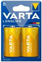 Батарея Varta Longlife, D (LR20 / 13А), 1.5V, 2шт. (04120101412)